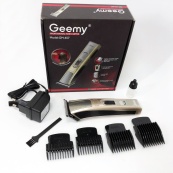 Машинка для стрижки Gemei GM-657 бездротова з комплектом насадок, Перукарські машинки. Зображення №4