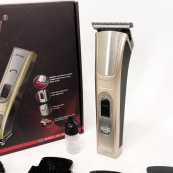 Машинка для стрижки Gemei GM-657 бездротова з комплектом насадок, Перукарські машинки. Зображення №9