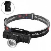 Ліхтар налобний Police 5808-T6 (Cree XM-L-T6, 1050 люмен, 3 режими, 1х18650), Світлодіодний налобний. Зображення №4 Ліхтар налобний Police 5808-T6 (Cree XM-L-T6, 1050 люмен, 3 режими, 1х18650), Світлодіодний налобний. Зображення №4