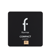 Пудра для обличчя FlorMar Compact , № 88 Середній персиковий бежевий. Зображення №4