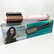 Електричний фен браш для укладання волосся VGR V-494 800 Вт. Колір: рожевий. Зображення №8