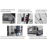 Велокомп'ютер SunDing SD-576B спідометр одометр велосипедний комп'ютер. Зображення №2