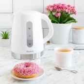 Электрочайник MAGIO MG-100 1.7 л 1700 Вт электронный чайник, чайник дисковый хороший электрический чайник. Изображение №2