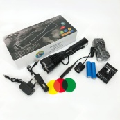 Ліхтар тактичний Police Q2800-T6 18650 х 2, заряджається від мережі 220В та авто ЗУ 12В, виносна кнопка. Зображення №2