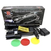 Ліхтар тактичний Police Q2800-T6 18650 х 2, заряджається від мережі 220В та авто ЗУ 12В, виносна кнопка. Зображення №4