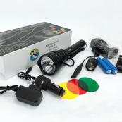 Ліхтар тактичний Police Q2800-T6 18650 х 2, заряджається від мережі 220В та авто ЗУ 12В, виносна кнопка. Зображення №15