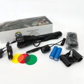 Ліхтар тактичний Police Q2800-T6 18650 х 2, заряджається від мережі 220В та авто ЗУ 12В, виносна кнопка. Зображення №17