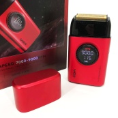 Електробритва VGR V-378 RED шейвер, подвійне лезо, регулювання потужності 7000-9000 RPM. Колір: червоний. Зображення №14