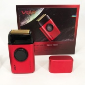 Електробритва VGR V-378 RED шейвер, подвійне лезо, регулювання потужності 7000-9000 RPM. Колір: червоний. Зображення №17