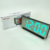 Електронні настільні LED годинники від USB VST-897-4 з будильником та термометром. Зображення №7