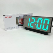 Електронні настільні LED годинники від USB VST-897-4 з будильником та термометром. Зображення №8