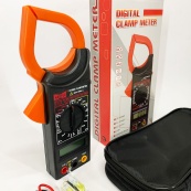Цифровий кліщовий мультиметр HAOYUE DT266C з термопарою, чохлом та щупами. Зображення №4