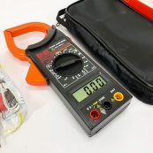 Цифровий кліщовий мультиметр HAOYUE DT266C з термопарою, чохлом та щупами. Зображення №7