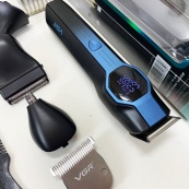 Набір для стрижки VGR V-173 BLUE 13 в 1. Зображення №6