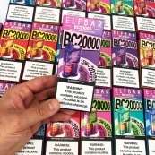 Elf Bar BC20000 5%. Ежевика (Blackberry Ice). Изображение №2