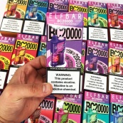 Elf Bar BC20000 5%. Кислая Ежевика Черника (Sour Blackberry Blueberry). Изображение №2