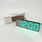 Електронний настільний LED годинник від USB VST-898-4 з будильником і термометром оригінальний настільний годинник. Зображення №2