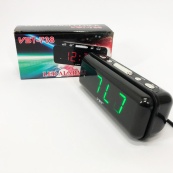 Настільний годинник VST-738-4 з салатовим підсвічуванням, Годинники електронні настільні, що світяться vst. Зображення №6