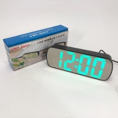 Годинник настільний VST-895Y-4 USB з зеленим циферблатом, Настільний електронний годинник з великими цифрами. Зображення №2 Годинник настільний VST-895Y-4 USB з зеленим циферблатом, Настільний електронний годинник з великими цифрами. Зображення №2