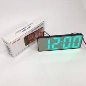 Електронний настільний LED годинник від USB VST-898-4 з будильником і термометром оригінальний настільний годинник. Зображення №7