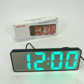 Електронний настільний LED годинник від USB VST-898-4 з будильником і термометром оригінальний настільний годинник. Зображення №9