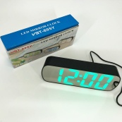 Годинник настільний VST-895Y-4 USB з зеленим циферблатом, Настільний електронний годинник з великими цифрами. Зображення №12 Годинник настільний VST-895Y-4 USB з зеленим циферблатом, Настільний електронний годинник з великими цифрами. Зображення №12