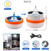 Світлодіодний ліхтар кемпінг на сонячній батареї T2-SMD, АКБ Li-Ion, ЗУ Тype-C. Зображення №3