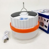 Світлодіодний ліхтар кемпінг на сонячній батареї T2-SMD, АКБ Li-Ion, ЗУ Тype-C. Зображення №9