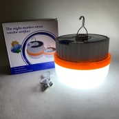 Світлодіодний ліхтар кемпінг на сонячній батареї T2-SMD, АКБ Li-Ion, ЗУ Тype-C. Зображення №11