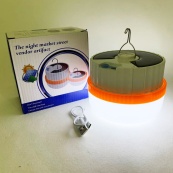 Світлодіодний ліхтар кемпінг на сонячній батареї T2-SMD, АКБ Li-Ion, ЗУ Тype-C. Зображення №12