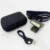 Фонарь налобный Police W6129-XPE+COB+8RGB. Изображение №6