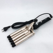 Плойка п'ять хвиль GEMEI GM-2933, стайлер для завивки, стайлер для укладання, плойка для завивки. Зображення №10 Плойка п'ять хвиль GEMEI GM-2933, стайлер для завивки, стайлер для укладання, плойка для завивки. Зображення №10