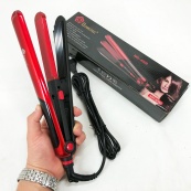 Плойка гофре 2 в 1 Domotec MS-4909, черно-красный, стайлер для завивки, стайлер для укладки. Изображение №2