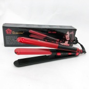 Плойка гофре 2 в 1 Domotec MS-4909, черно-красный, стайлер для завивки, стайлер для укладки. Изображение №3