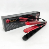 Плойка гофре 2 в 1 Domotec MS-4909, черно-красный, стайлер для завивки, стайлер для укладки. Изображение №4