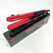Плойка гофре 2 в 1 Domotec MS-4909, черно-красный, стайлер для завивки, стайлер для укладки. Изображение №10