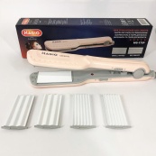 Щипці для волосся MAGIO MG-175P 40 Вт з насадками для гофре, Супер професійний прасок, Щипці для волосся. Зображення №10