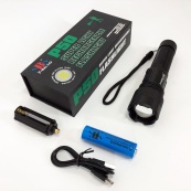 Фонарик ручной тактический Bailong BL-Z01-P50, сверхмощный фонарик, тактические фонари для охоты. Изображение №7 Фонарик ручной тактический Bailong BL-Z01-P50, сверхмощный фонарик, тактические фонари для охоты. Изображение №7