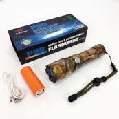 Ліхтарик ручний тактичний Bailong BL-P511M-P90 камуфляж, супер яскравий ліхтарик, потужний кишеньковий ліхтарик. Зображення №5