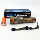 Ліхтарик ручний тактичний Bailong BL-P511M-P90 камуфляж, супер яскравий ліхтарик, потужний кишеньковий ліхтарик. Зображення №6