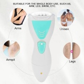 Епілятор Gemei GM-7006 4в1 - Професійний бездротовий епілятор бритва з насадками триммер + пемза. Зображення №4