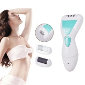 Епілятор Gemei GM-7006 4в1 - Професійний бездротовий епілятор бритва з насадками триммер + пемза. Зображення №5