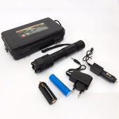 Ліхтар акумуляторний тактичний, багатофункціональний тактичний ліхтарик (відлякувач) Police BL-1103. Зображення №7