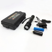 Ліхтар акумуляторний тактичний, багатофункціональний тактичний ліхтарик (відлякувач) Police BL-1103. Зображення №9