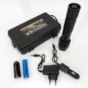 Ліхтар акумуляторний тактичний, багатофункціональний тактичний ліхтарик (відлякувач) Police BL-1103. Зображення №11