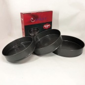 Набір форм для випікання роз'ємні 3 шт Unique UN-1702, металева форма для випікання набір. Зображення №2