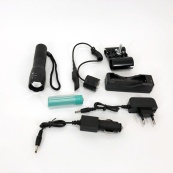 Фонарик подствольный под ружье Bailong Police BL Q1831 T6 (супермощный) с выносной кнопкой. Изображение №6