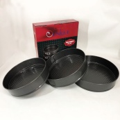 Набір форм для випікання роз'ємні 3 шт Unique UN-1702, металева форма для випікання набір. Зображення №10