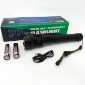 Мощный фонарик аккумуляторный тактический X-Balog BL-X92-P70 с зарядкой от USB, тактичный фонарь. Изображение №10 Мощный фонарик аккумуляторный тактический X-Balog BL-X92-P70 с зарядкой от USB, тактичный фонарь. Изображение №10