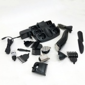 Триммер мужской Kemei KM-600 универсальный 11 в 1 для стрижки волос и бритья бороды и носа, беспроводной. Изображение №14